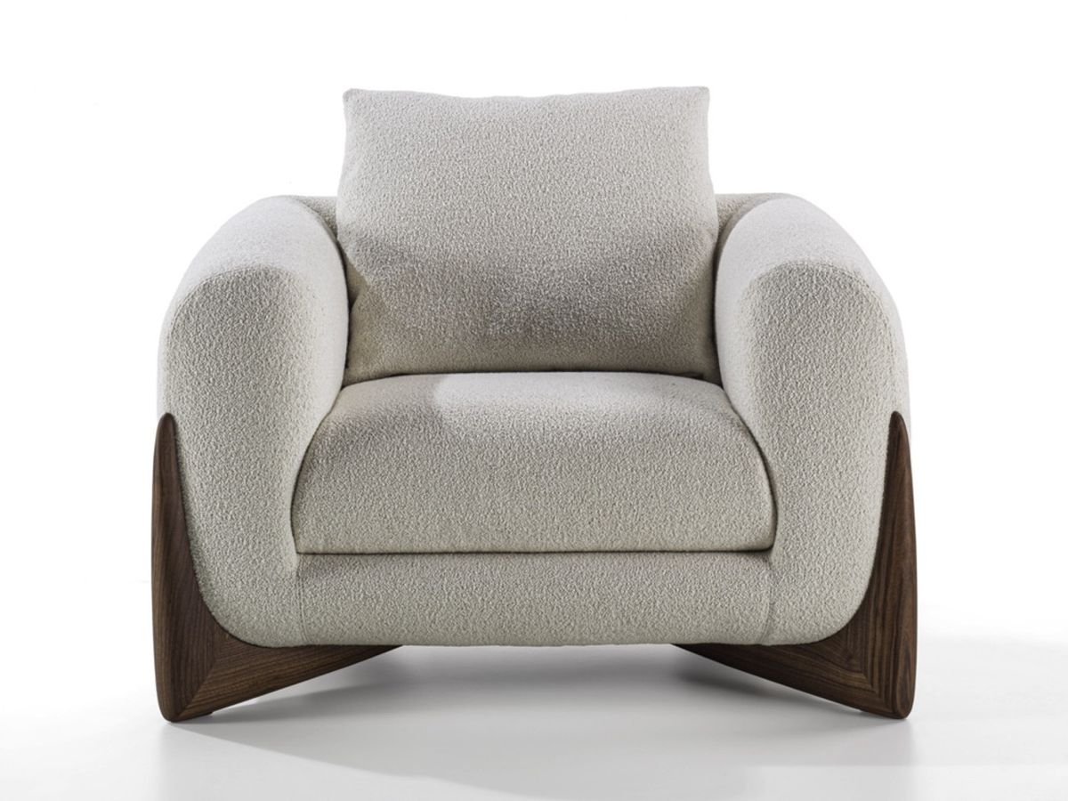 Slanted Wood Comfort Chair