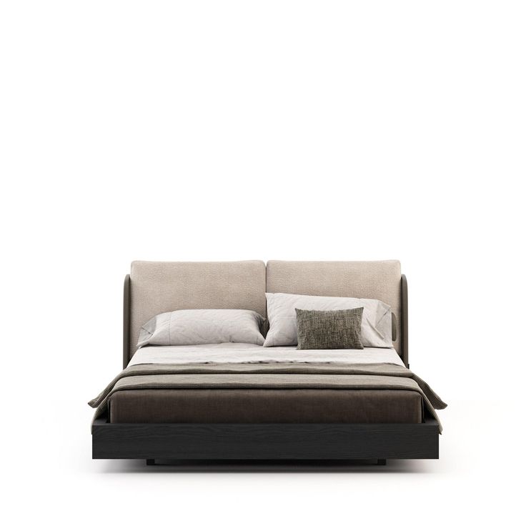 Beige & Brown Master Bed