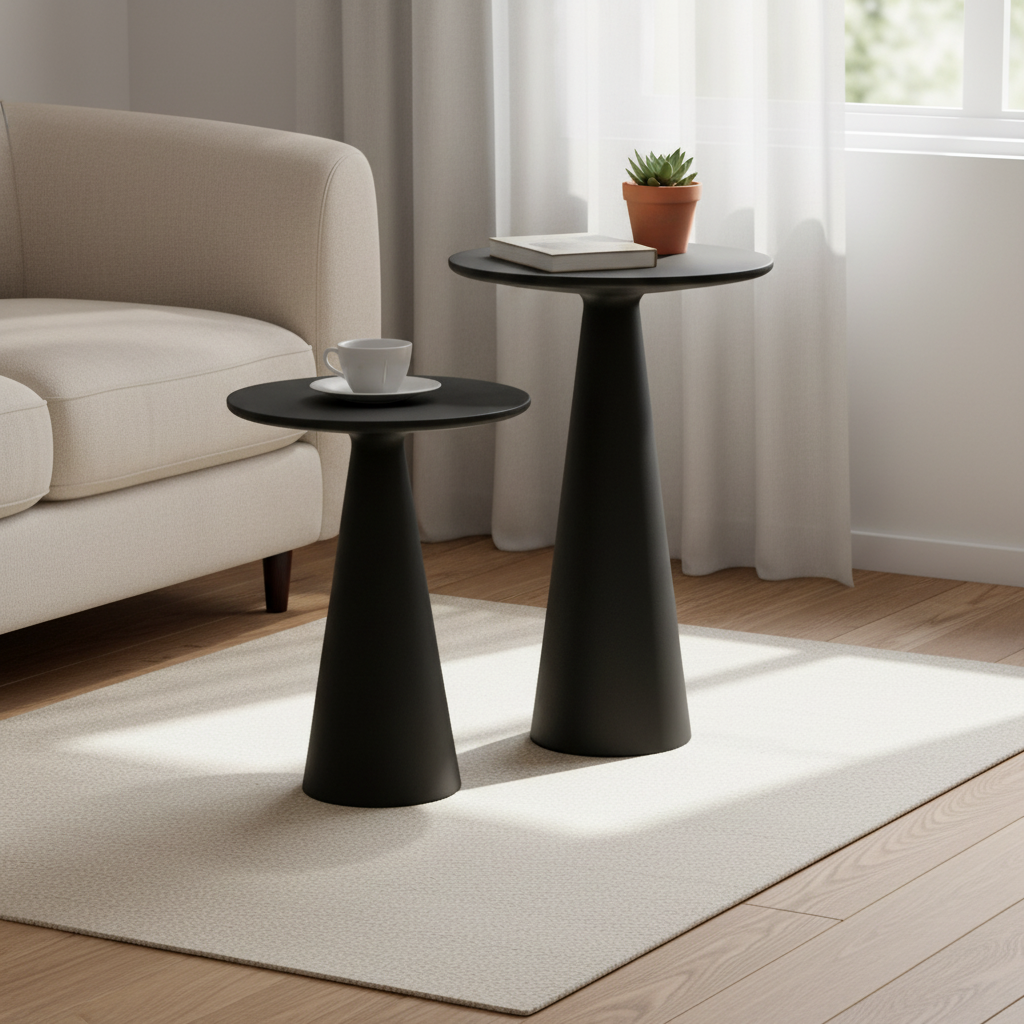 Matte Black Harmony Coffee Tables