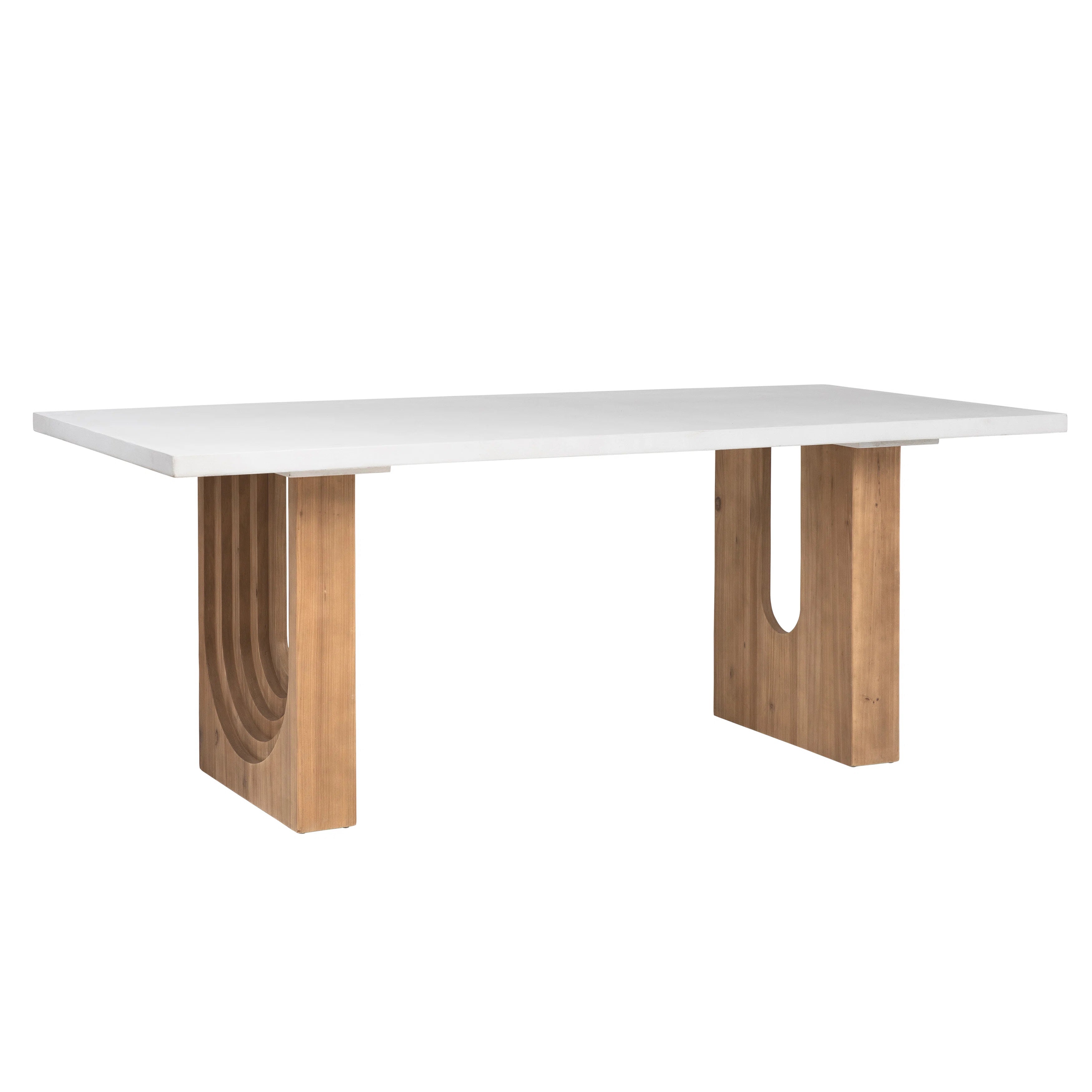 Contrast Wood Dining Table