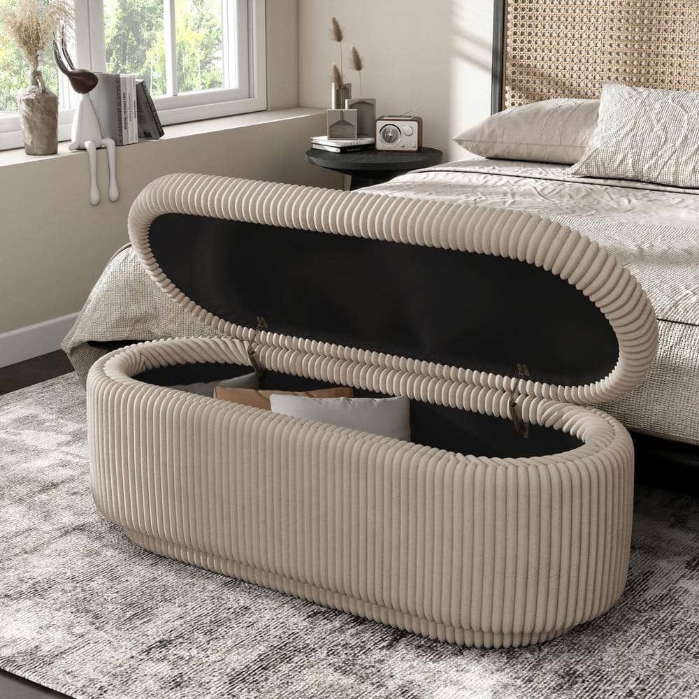 Beige Backless Banket