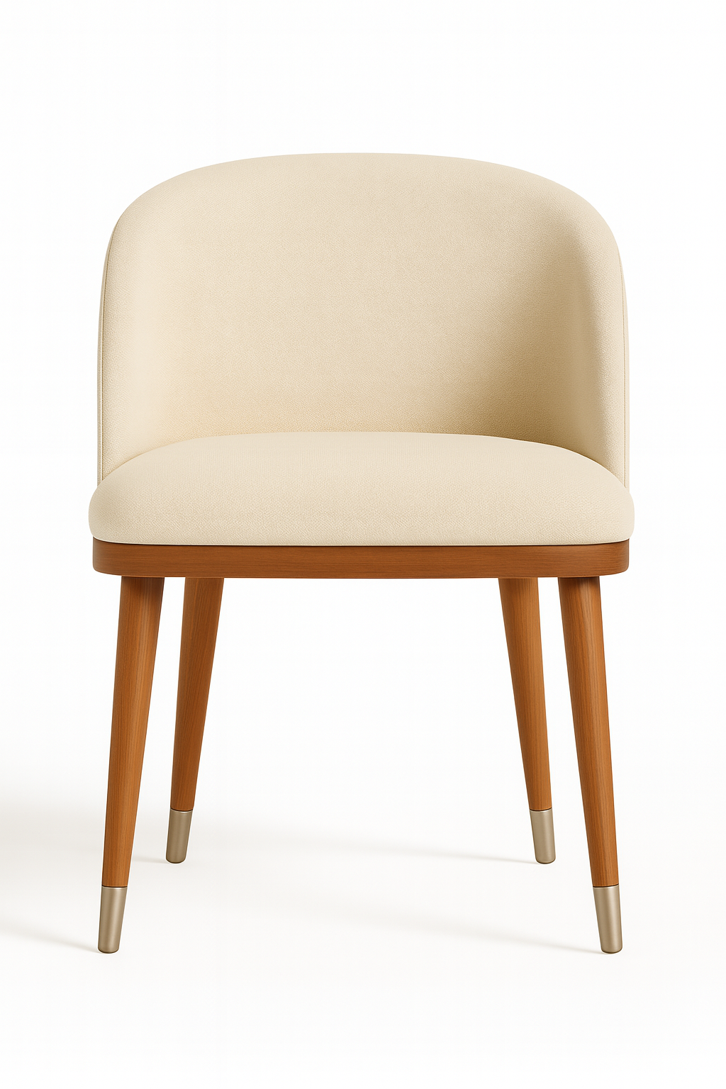 Curved Padded Dining Chair