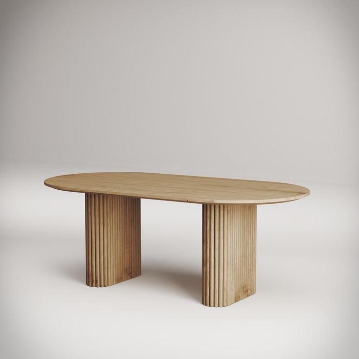 Oak Elegance Dining Table