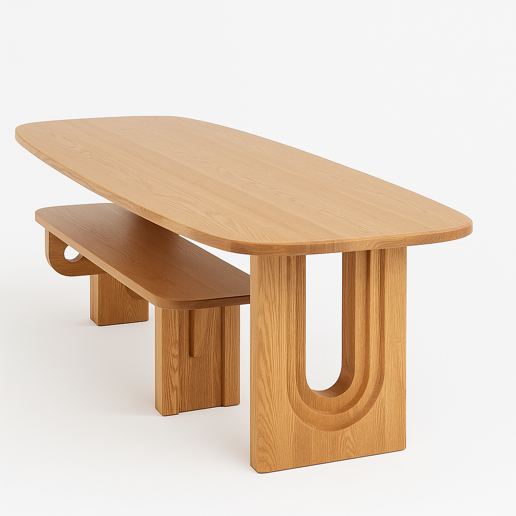 Light Wood Dining Set