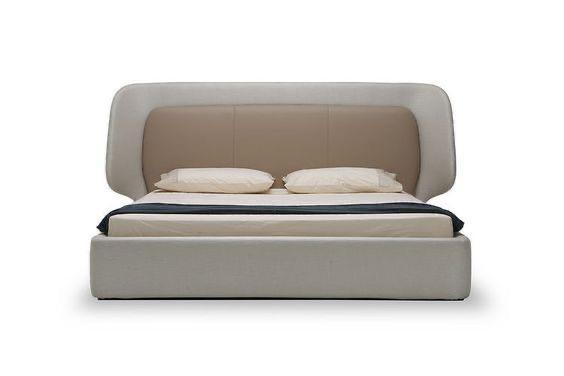 Leather Back Master Bed