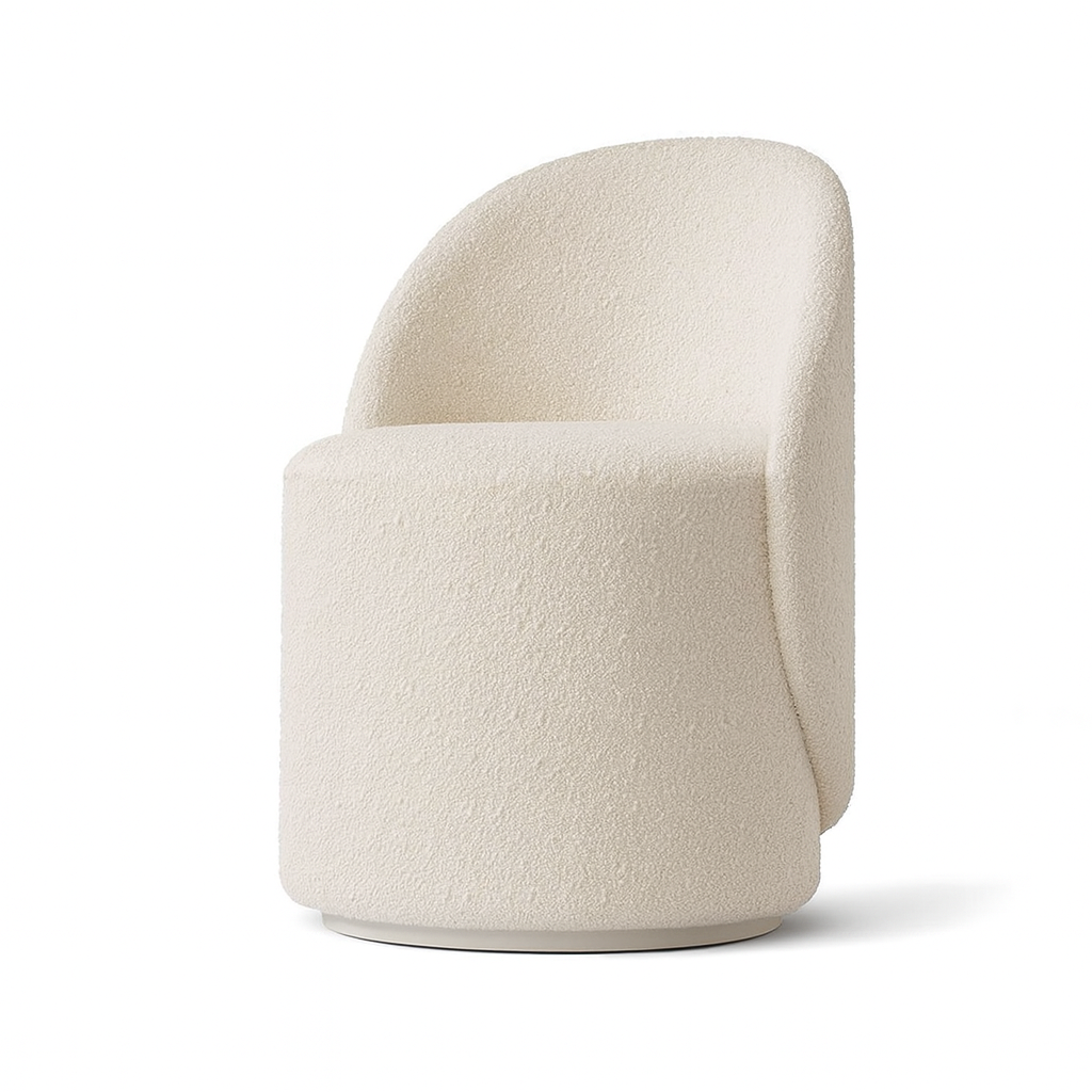 White High-Back Buff