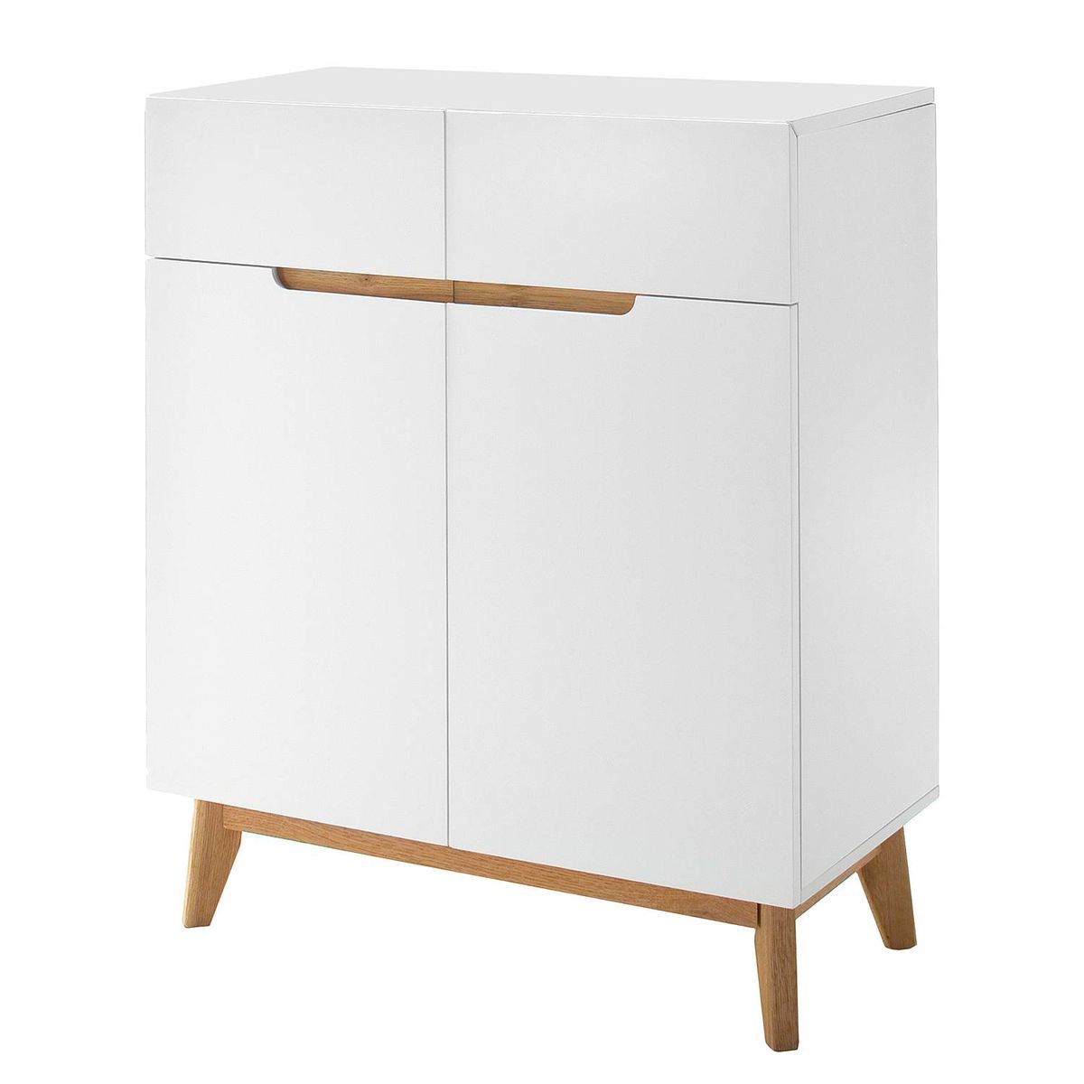 White Elevated Shoe Storage Unit