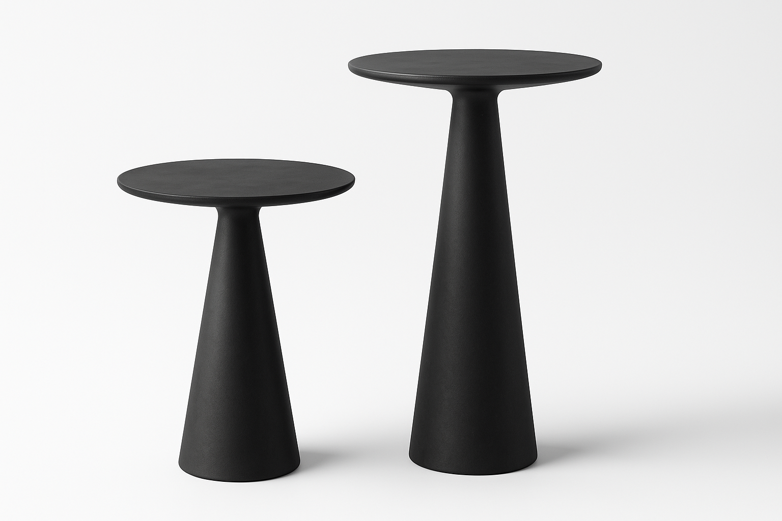 Matte Black Harmony Coffee Tables