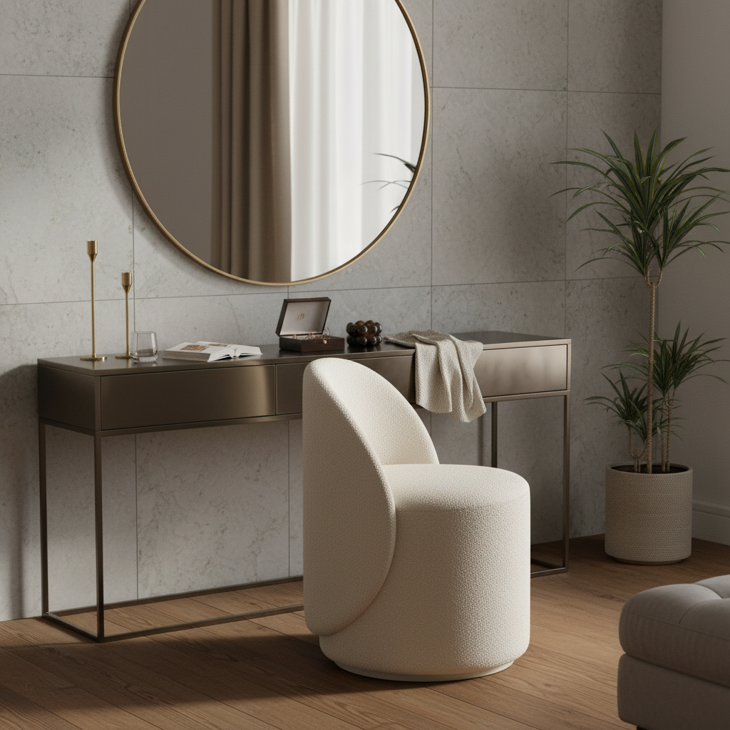 White High-Back Buff