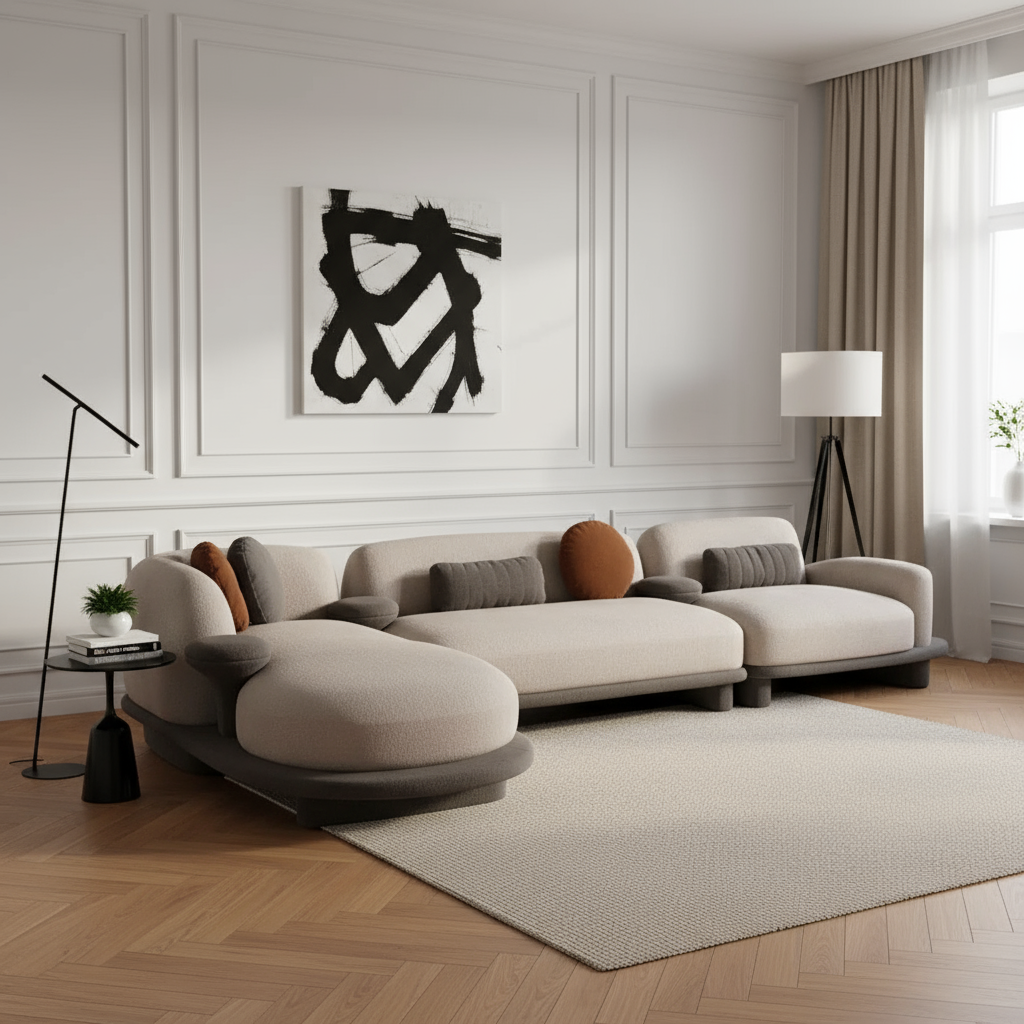 L-Shape Wood Comfort