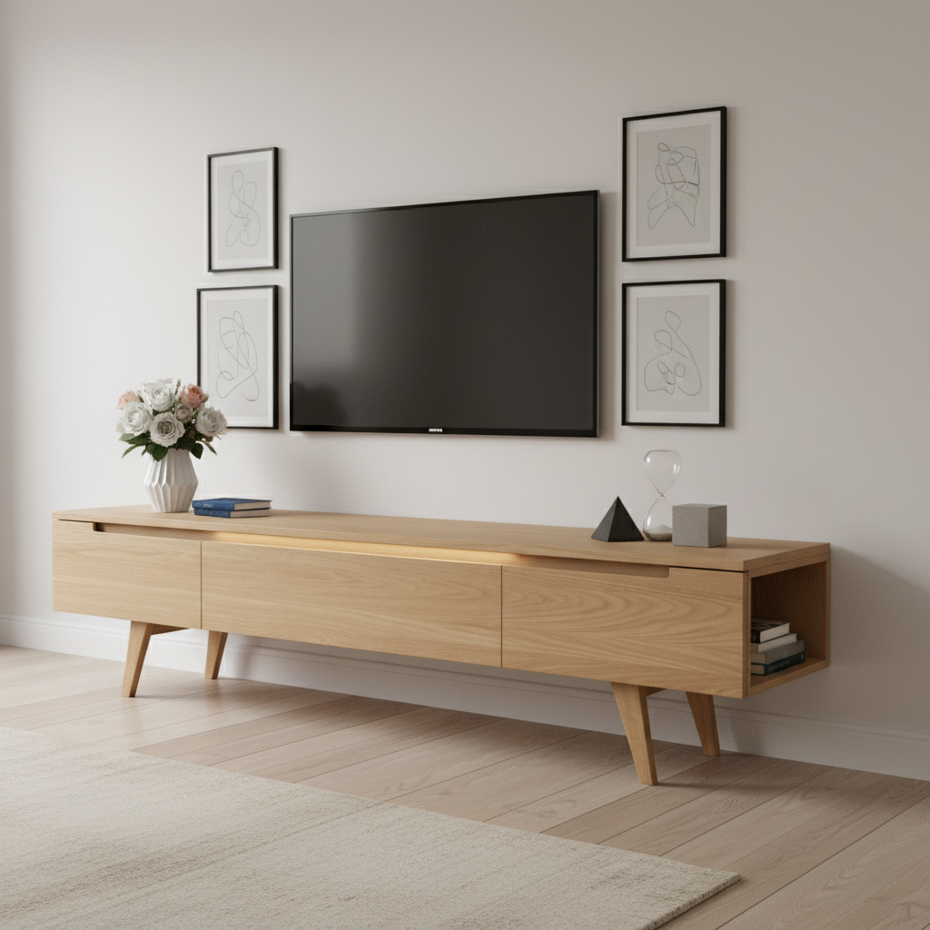 Light Wood Modern Cabinet